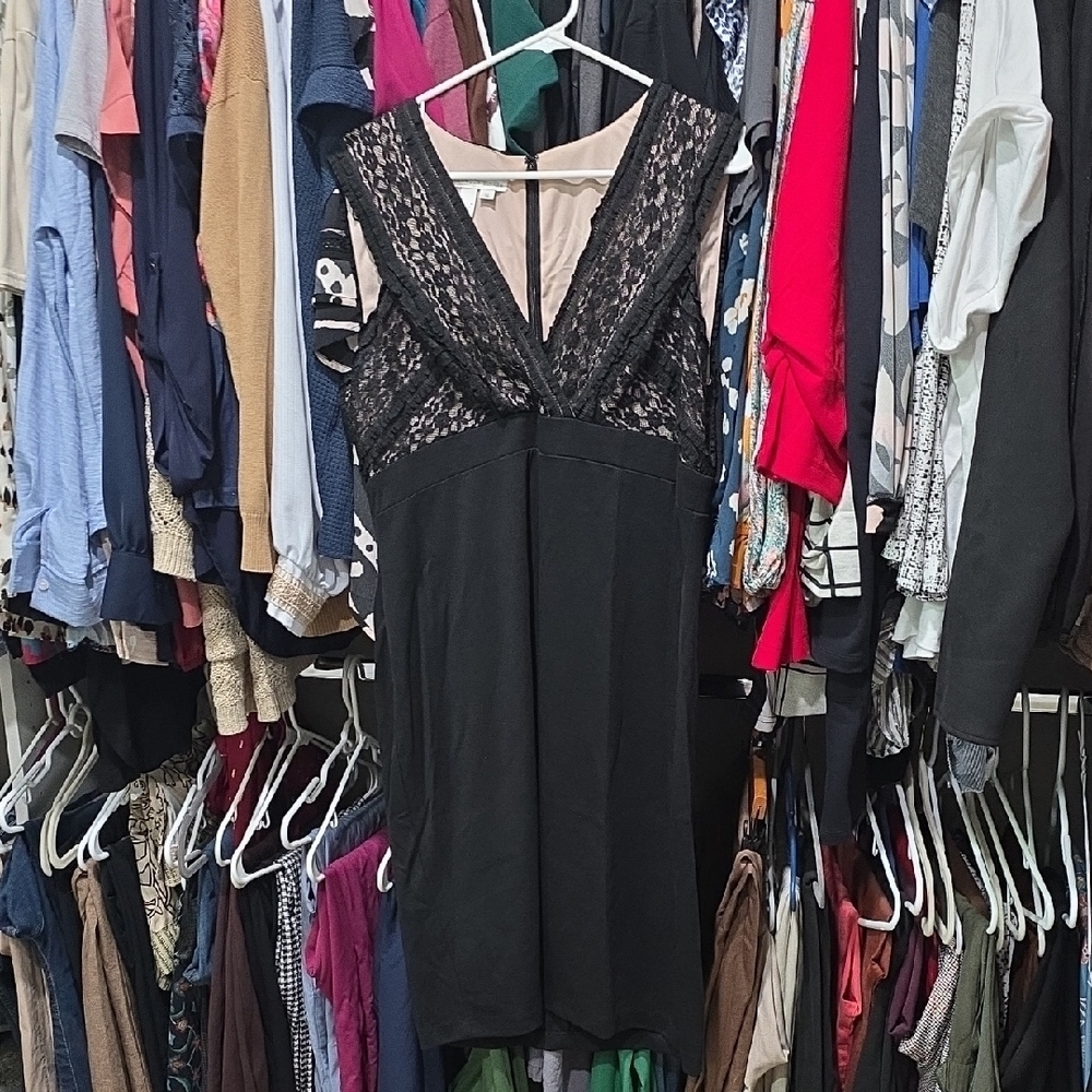 Elegant Black Lace Dress